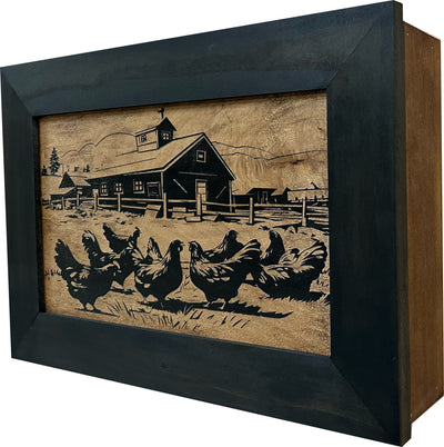 Chicken Farm Hidden Gun Safe by Bellewood Designs - product image 16 for Resin Society