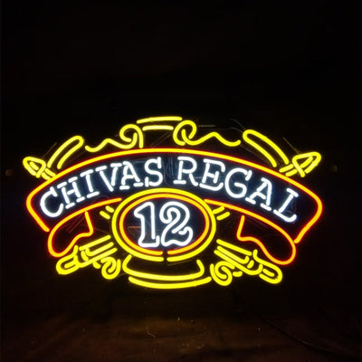 Chivas Regal 12 Whiskey Neon Signs by Neon Signs Land - product image 2 for Resin Society