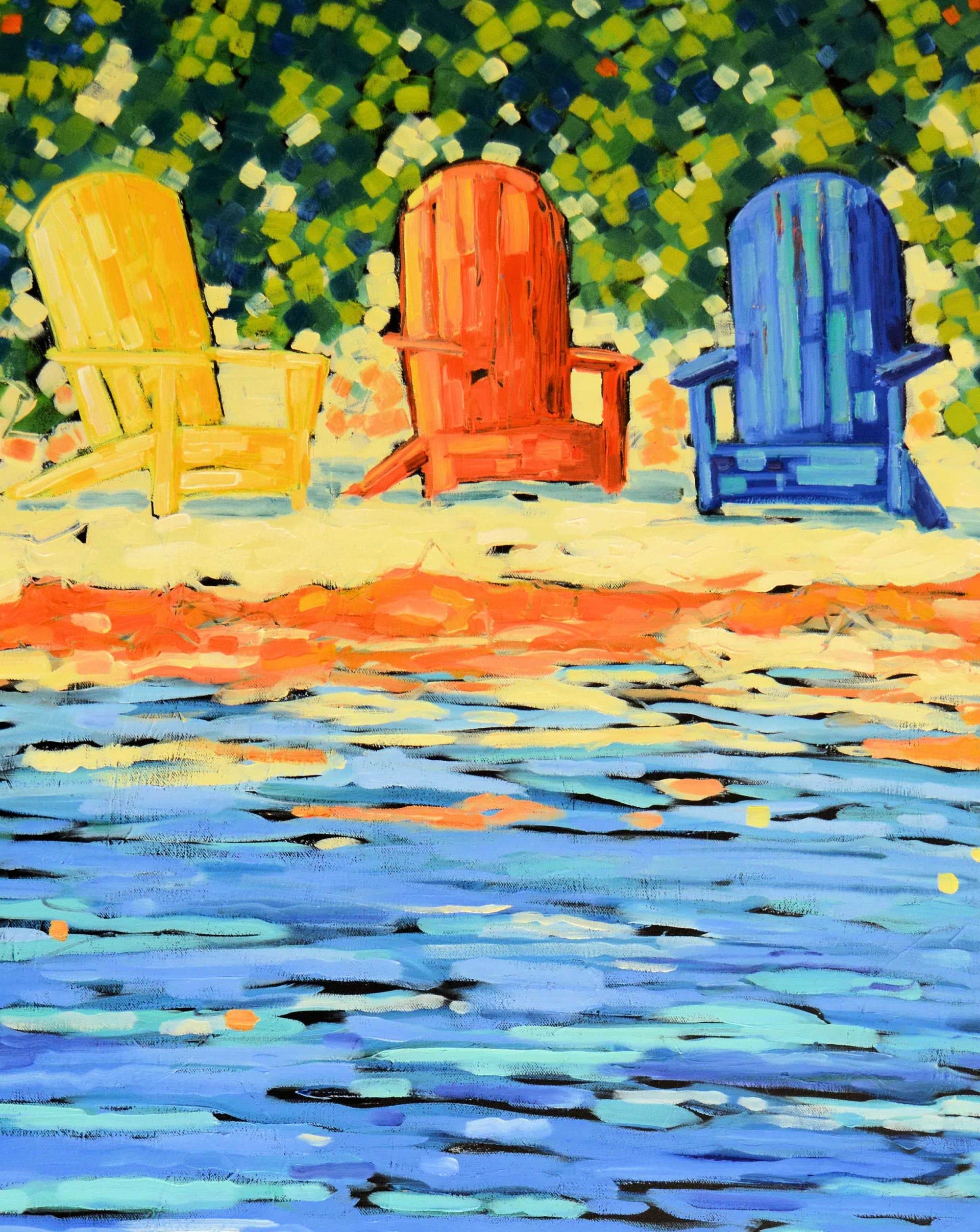 Summer's Pleasure Print on Paper- Wall Art by Dreese Fine Art - Resin Society