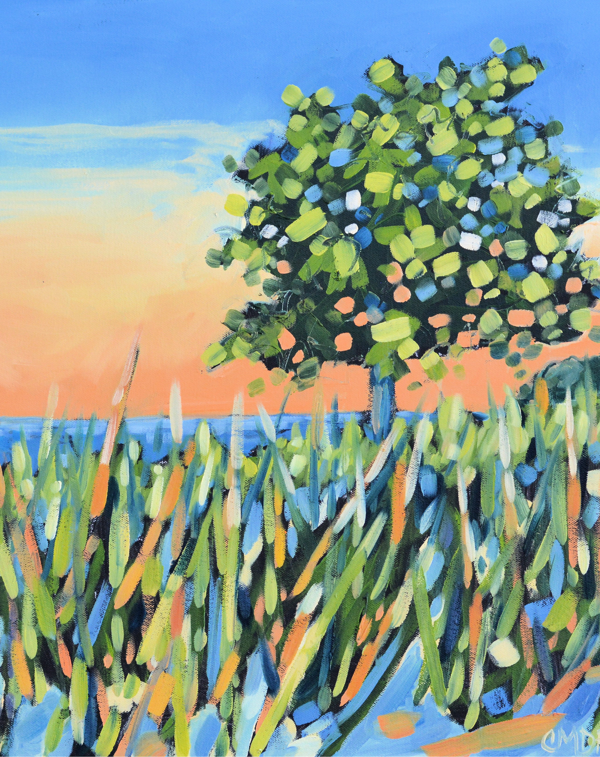 "Time to Unwind" Beach Print on Paper- Wall Art Home Decor by Dreese Fine Art - Resin Society