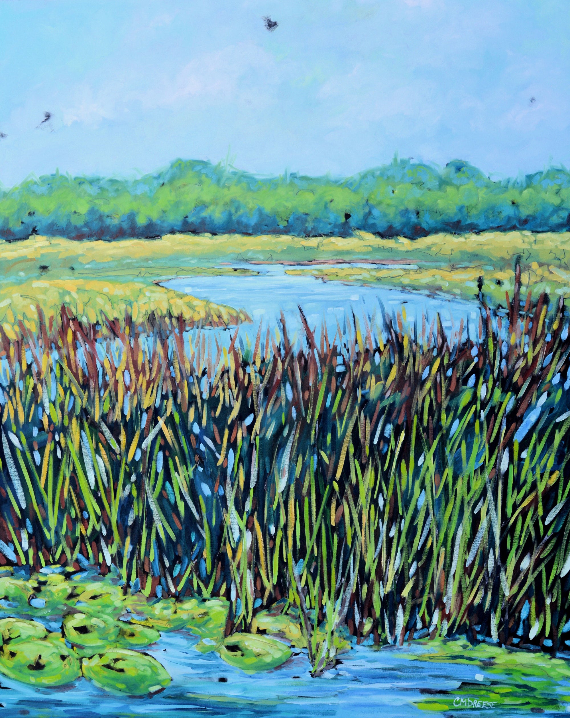 "Journeys Have Secret Destinations" Giclee Print on Paper or Canvas by Dreese Fine Art - main product image for Resin Society