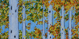 "Birch Trees" Oil Painting on Canvas by Dreese Fine Art - main product image for Resin Society