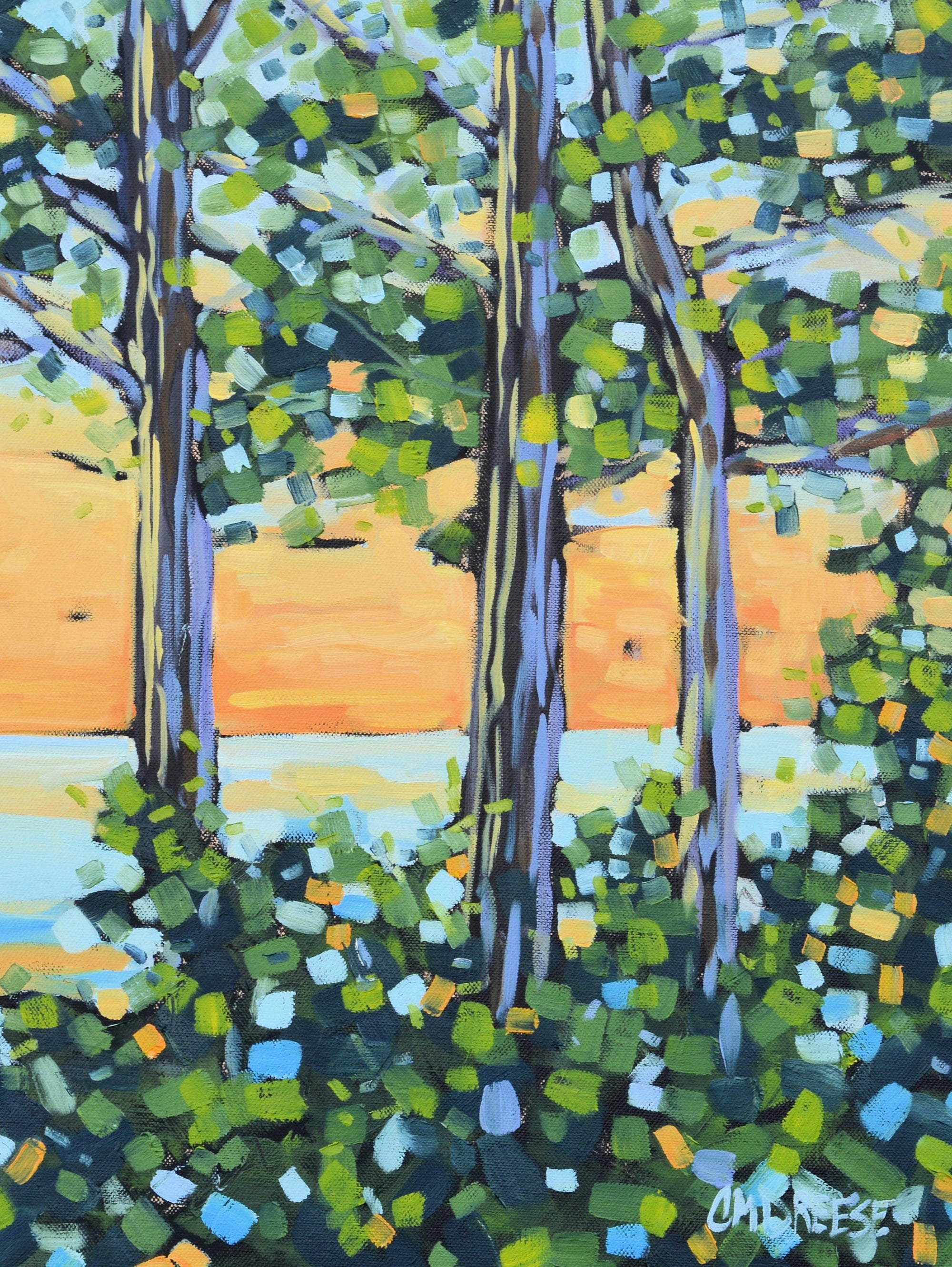 "Close The Day With Beauty" Sunset Print on Paper- Wall Art Home Decor by Dreese Fine Art - Resin Society