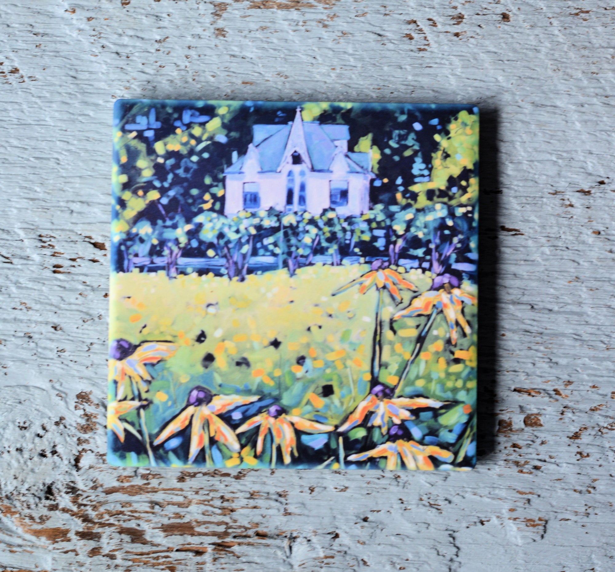 Coaster, Trivet and Magnet featuring Small Point - Mackinac Island artwork by Christi Dreese