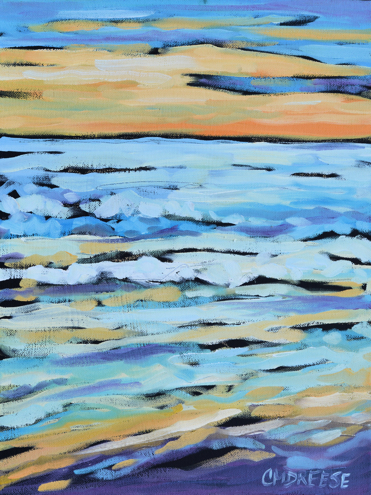 When the Sun Goes Down Print on Paper, Wood Panel Wall Art Home Decor Art Prints Sunset Art Print Pastel Sunset Lake