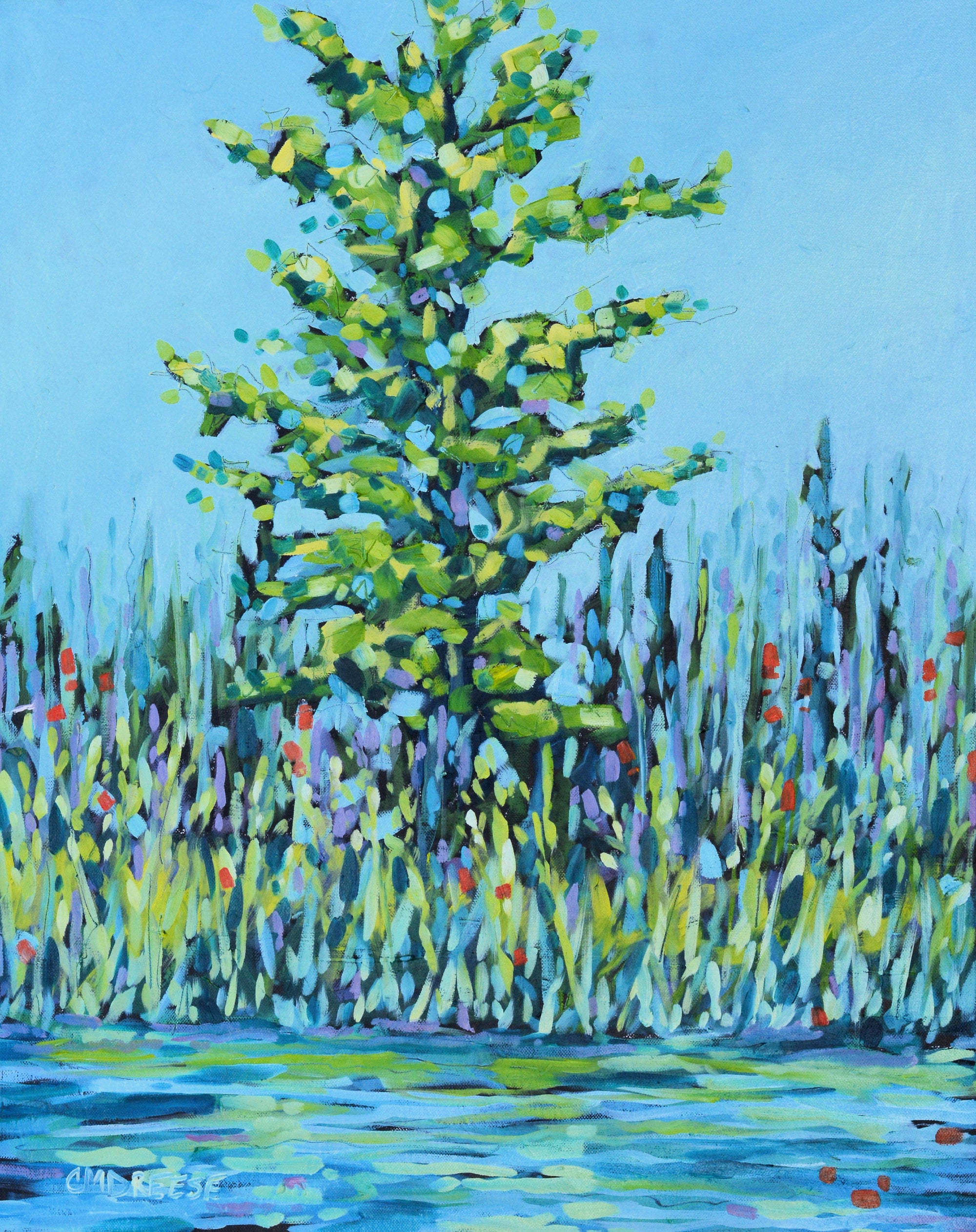 "Still Waters, Wild Spirit" Giclee Print on Paper or Canvas. Michigan by Dreese Fine Art - main product image for Resin Society