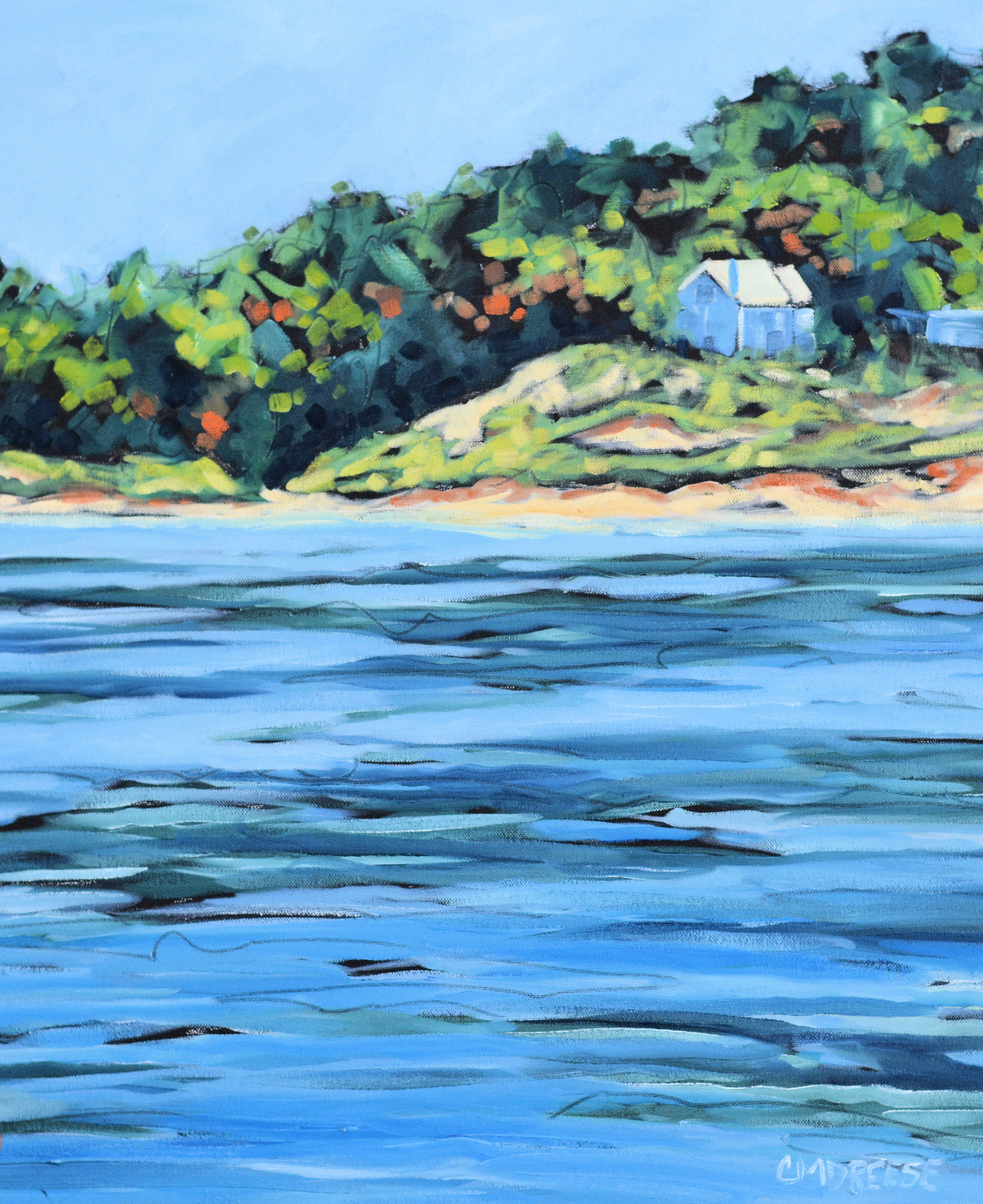 "The Shores of Lake Michigan" Print on Paper- Wall Art Home Decor by Dreese Fine Art - Resin Society