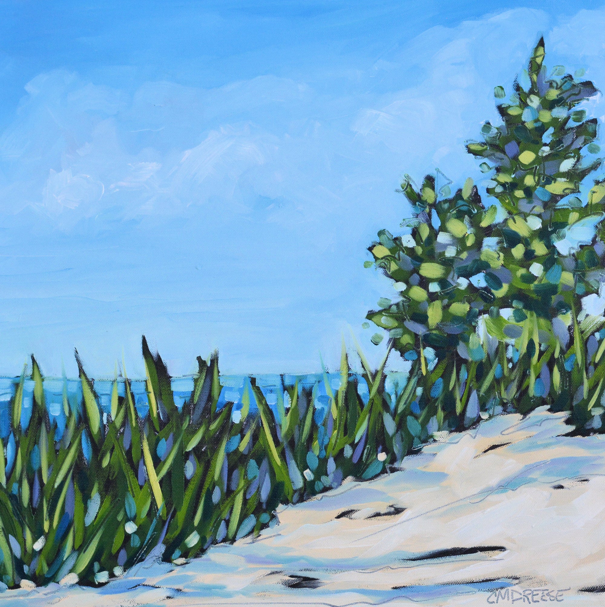 "Water Encounters" Giclee Print on Paper or Canvas. Michigan by Dreese Fine Art - main product image for Resin Society