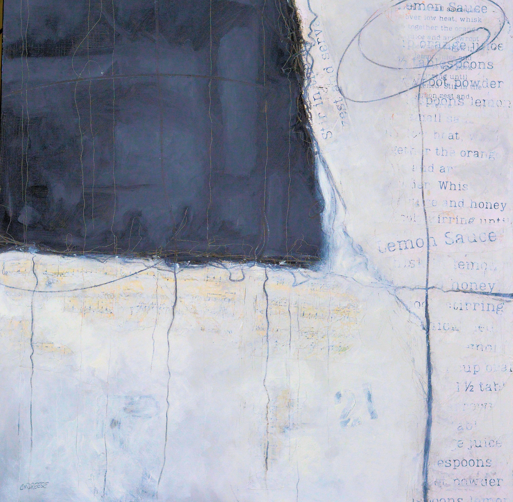 "What's in the Sauce?" Mixed Media: Oil by Dreese Fine Art - main product image for Resin Society