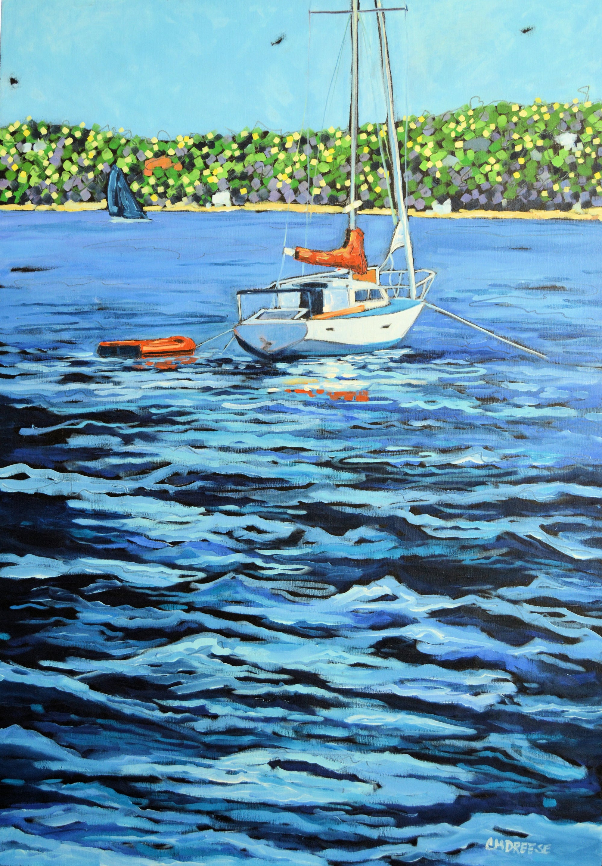 "Anchored" Giclee Print by Dreese Fine Art - main product image for Resin Society