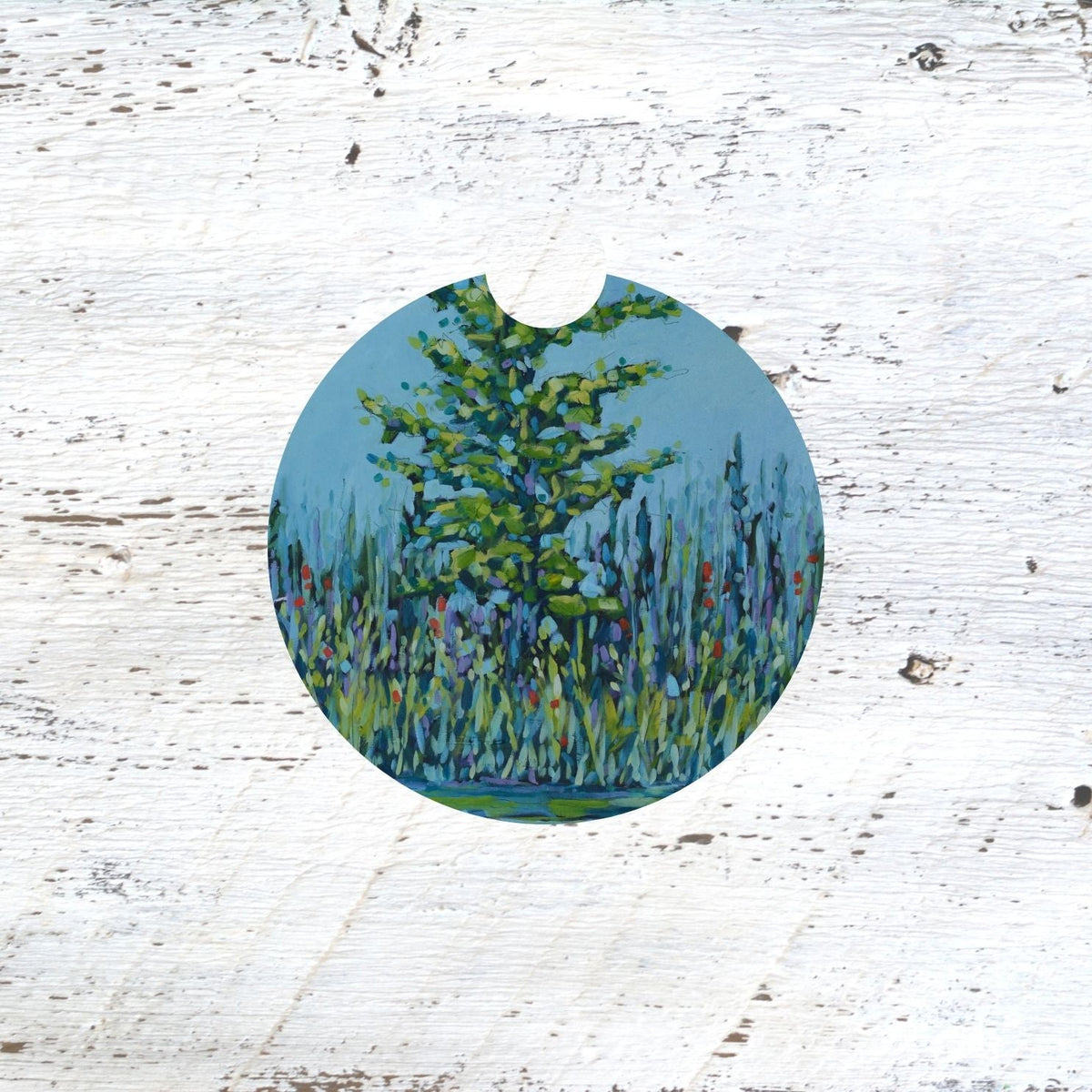 Car Coaster: Still Waters, Wild Spirit. Artist Christi Dreese by Dreese Fine Art - Resin Society