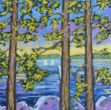 "Weekend Getaway" Oil Painting on Canvas by Dreese Fine Art - main product image for Resin Society