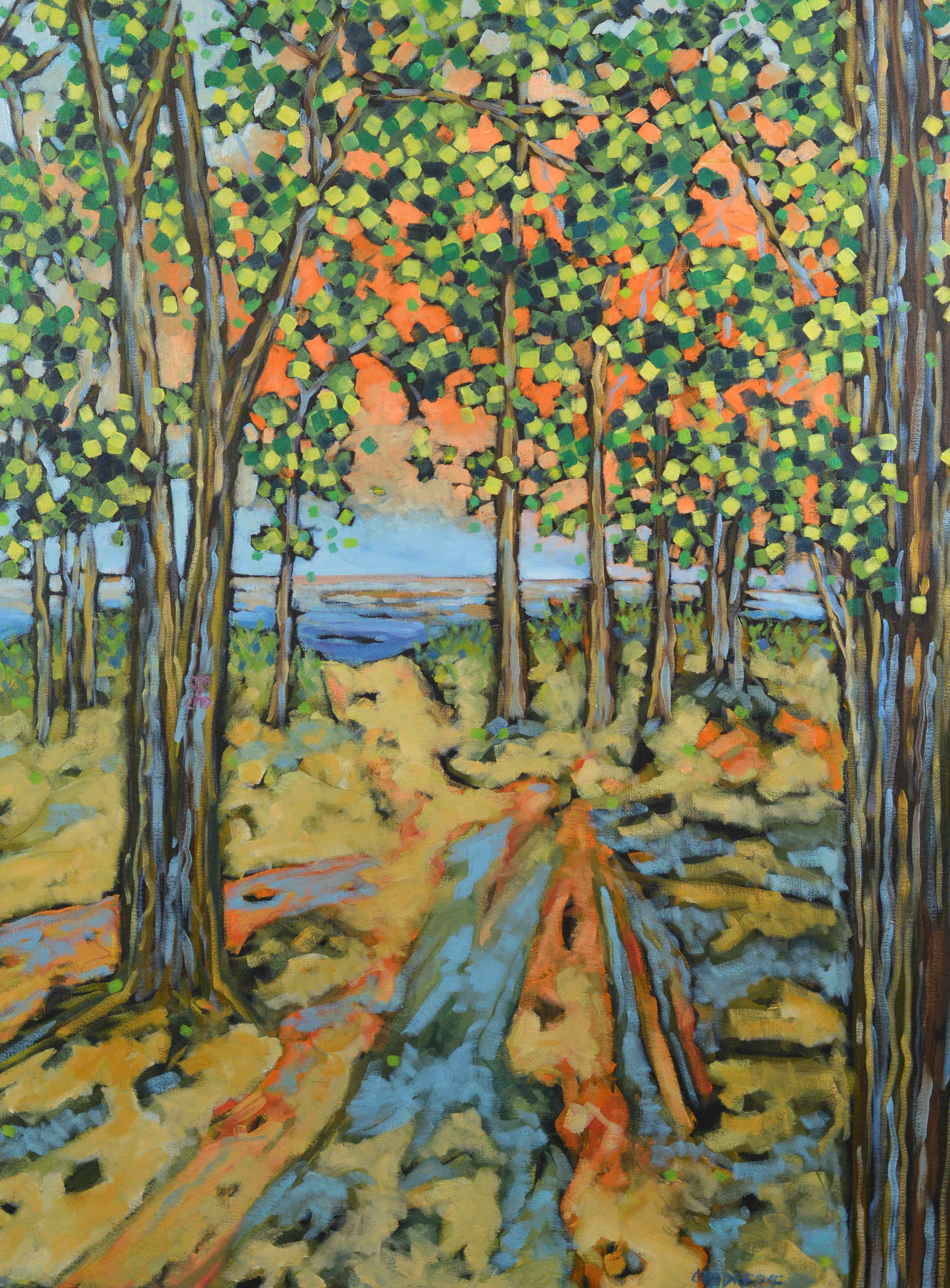 "Summer's Spell" Giclee Print on Paper or Canvas. Michigan Artist by Dreese Fine Art - main product image for Resin Society