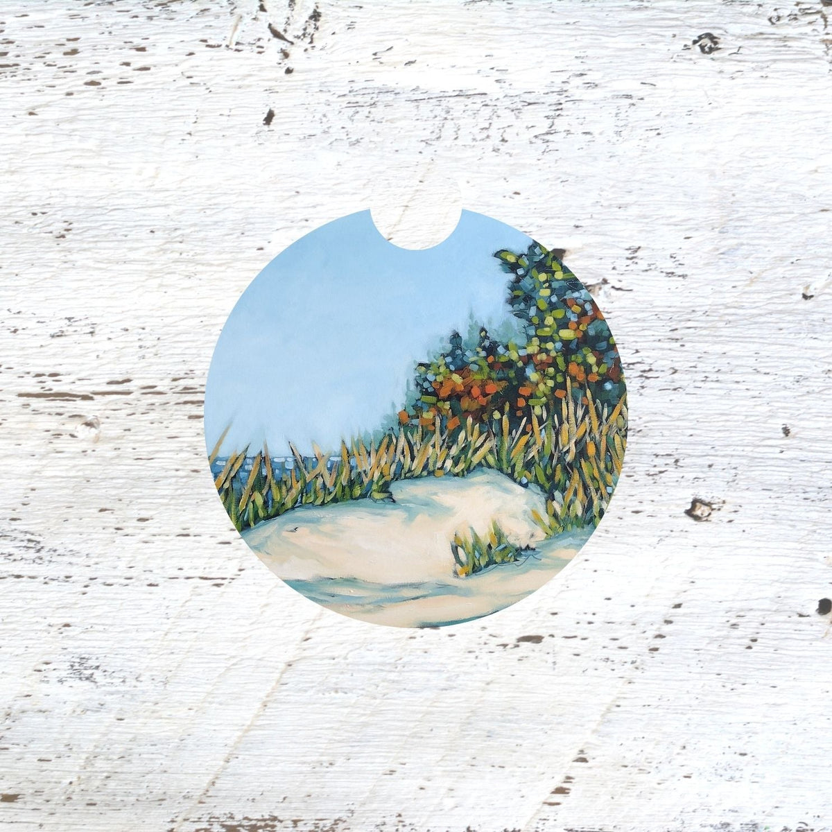 Car Coaster: The Magic Hour of Autumn 2. Artist Christi Dreese by Dreese Fine Art - Resin Society