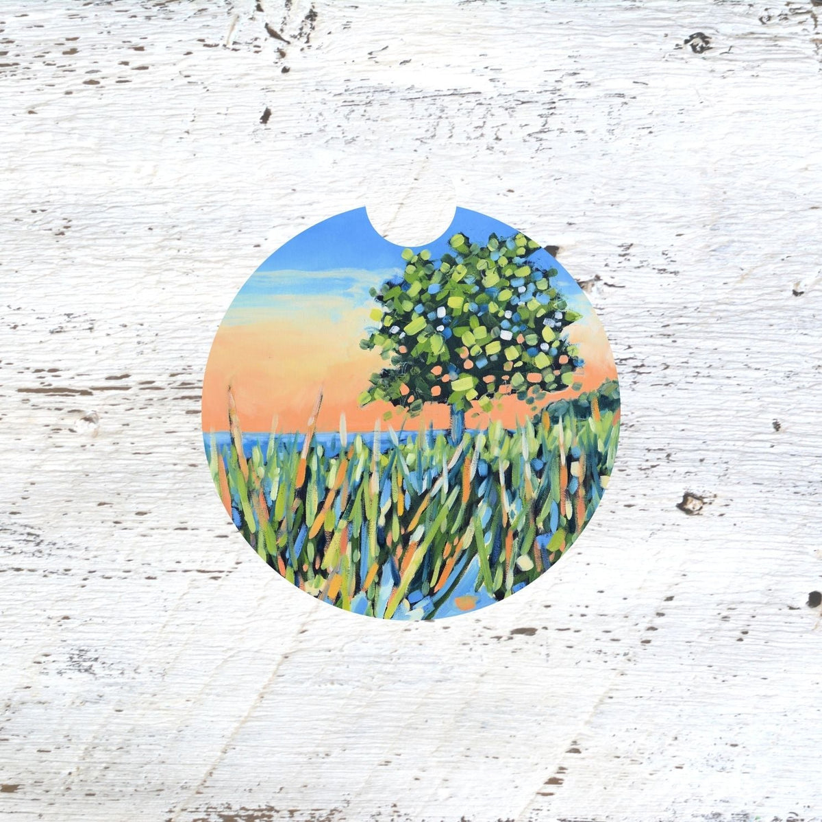 Car Coaster: A Time To Unwind. Artist Christi Dreese by Dreese Fine Art - Resin Society