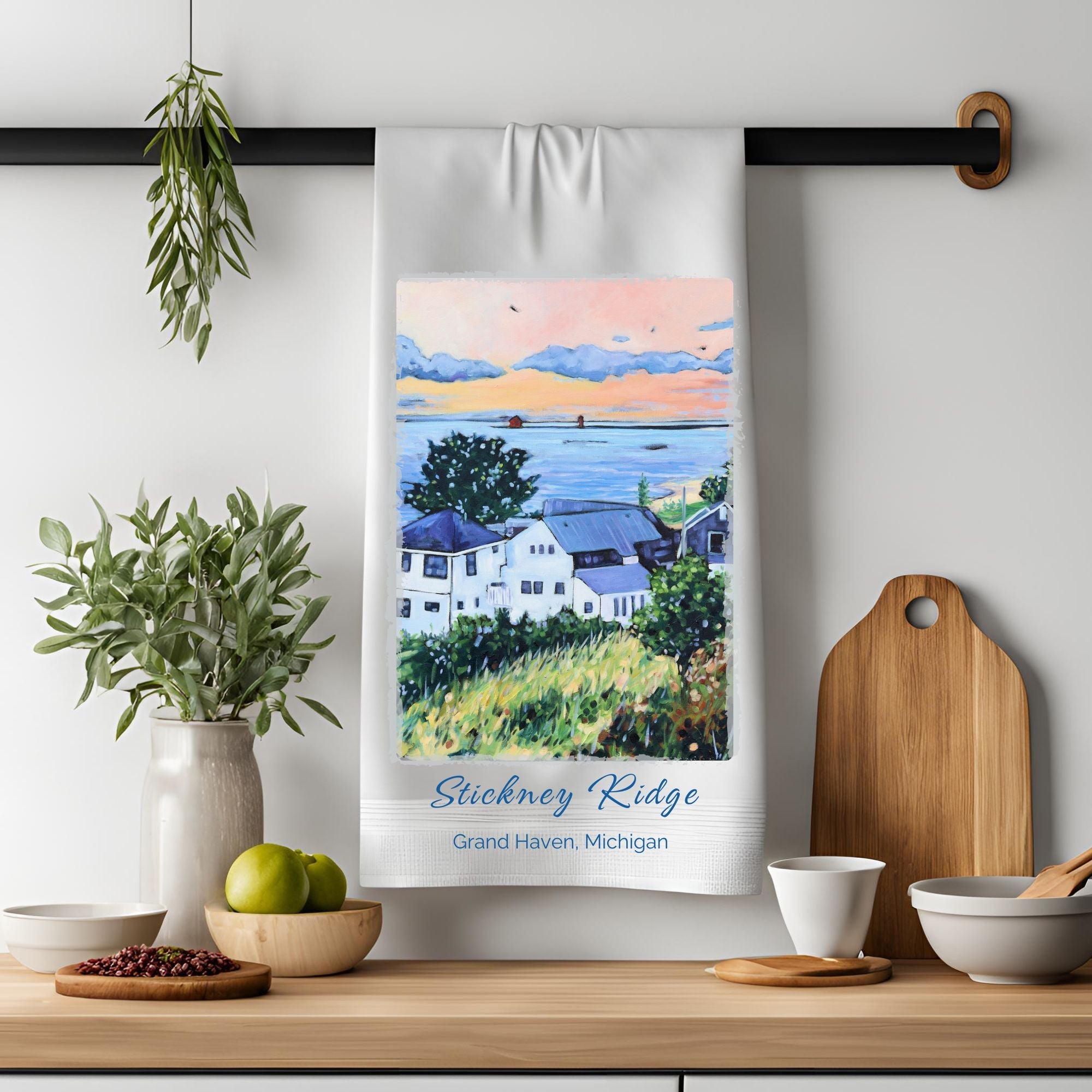 Dish Towel - "Views from Stickney Ridge" by Dreese Fine Art - Resin Society