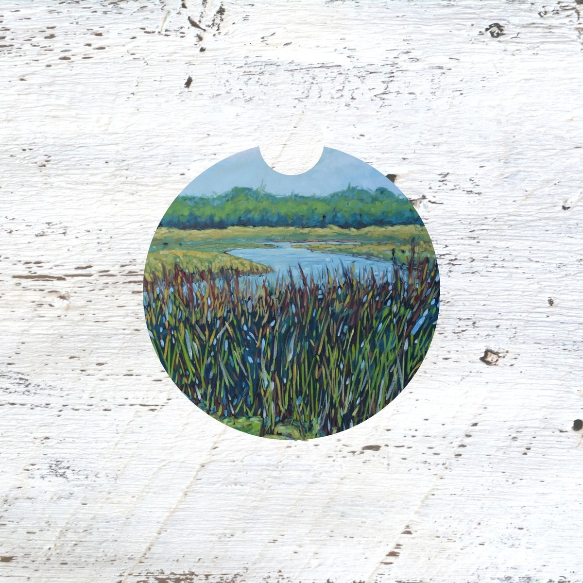 Car Coaster: Journeys Have Secret Destinations. Artist Christi Dreese by Dreese Fine Art - Resin Society