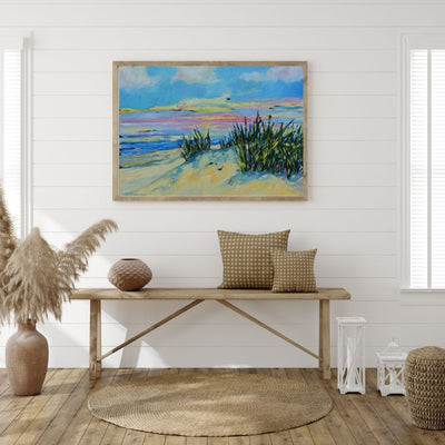 "Where the Lake Meets the Soul" Original Oil Painting on Canvas, by Dreese Fine Art - product image 2 for Resin Society