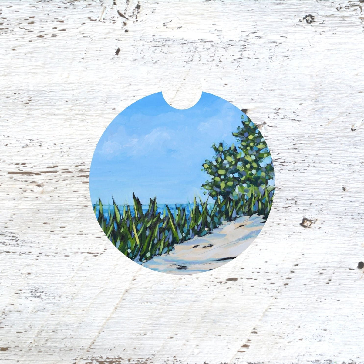 Car Coaster: Water Encounters. Artist Christi Dreese by Dreese Fine Art - Resin Society