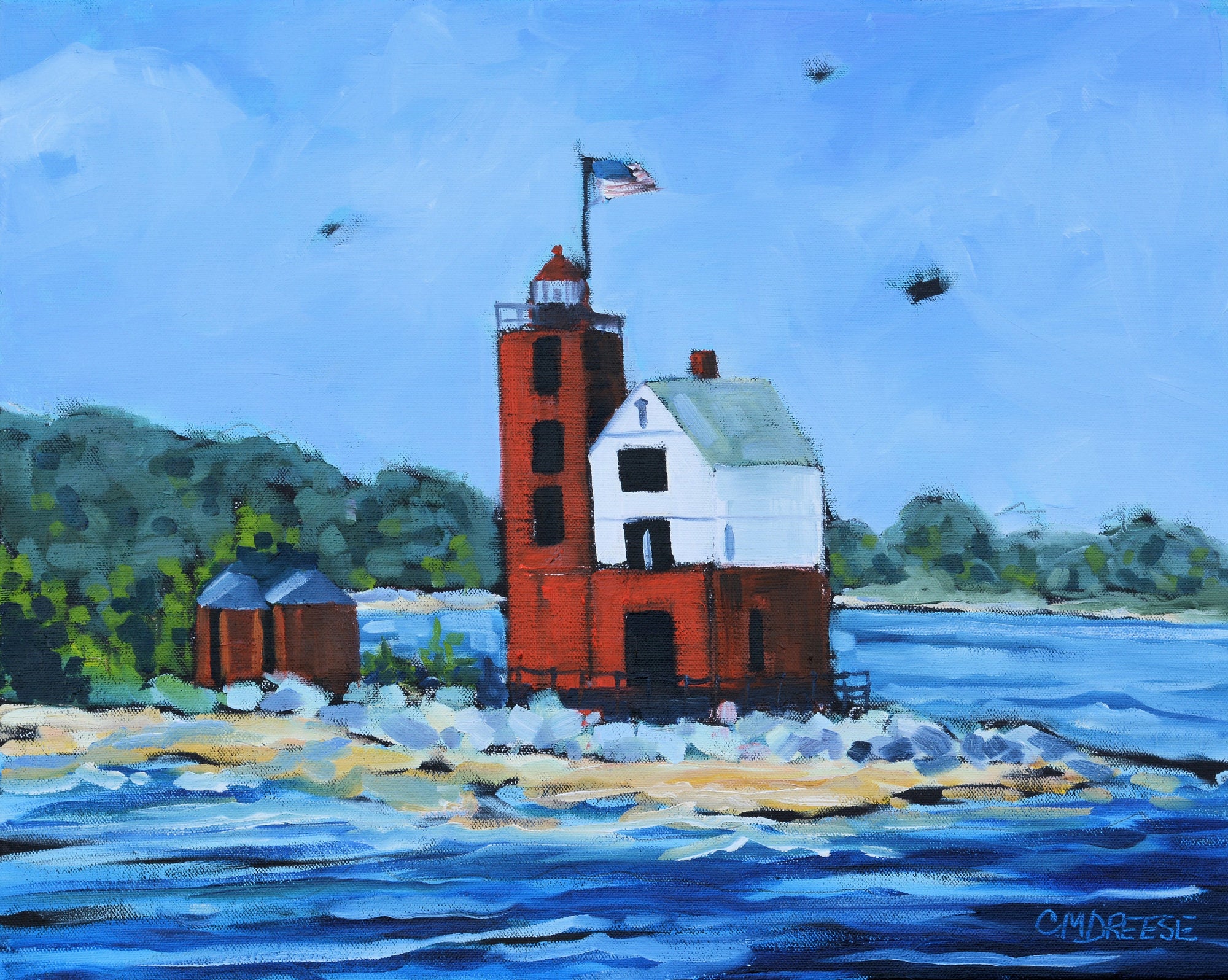 SOLD"Mackinac Island by Dreese Fine Art - main product image for Resin Society