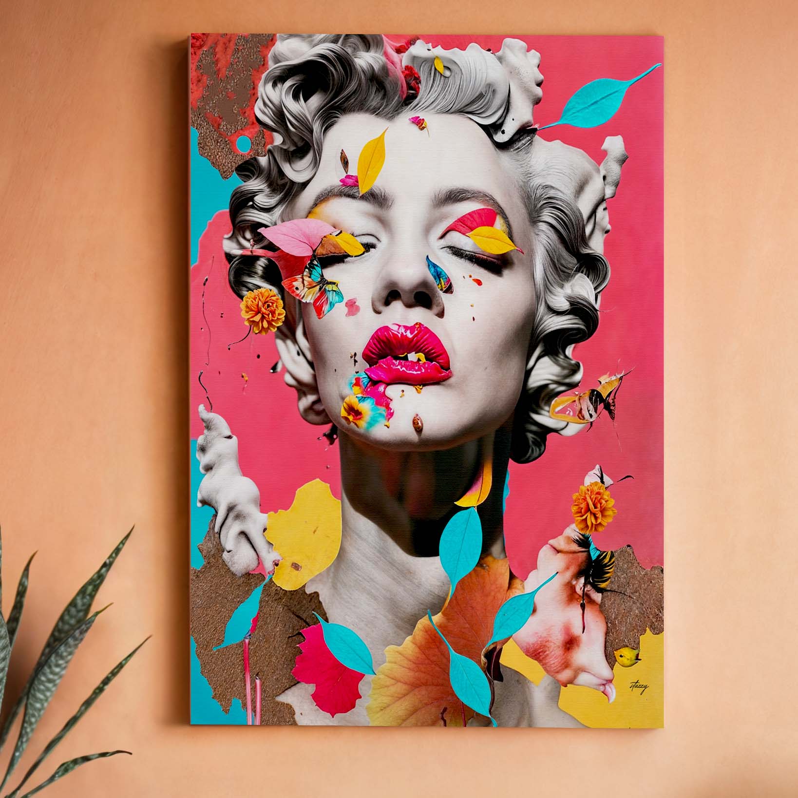 Canvas Print: "Chroma Whimsy" by Tailored Canvases - product image 2 for Resin Society