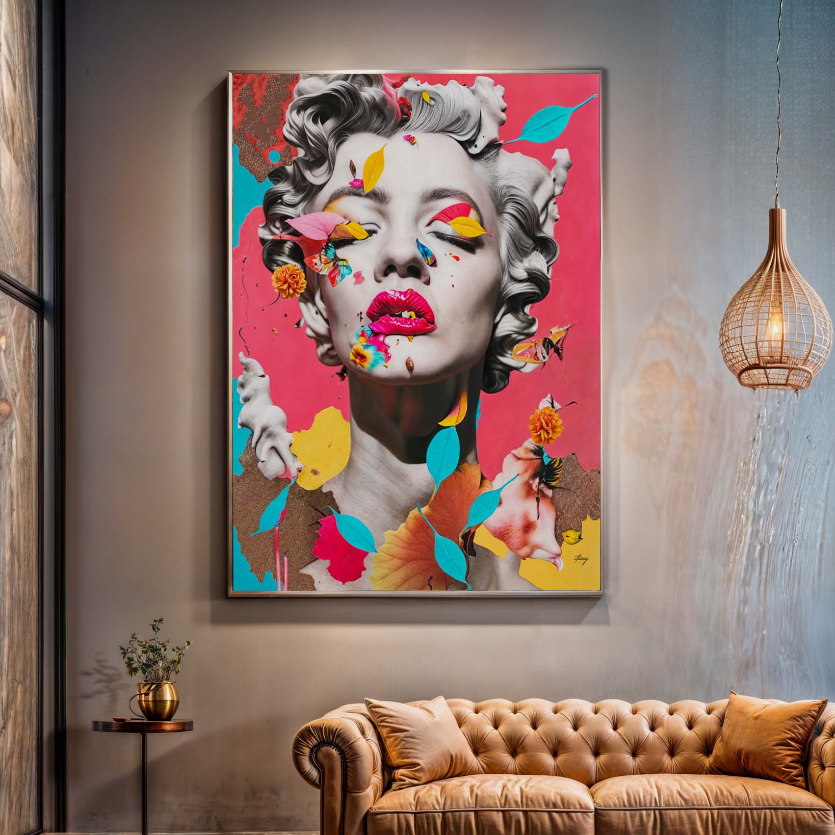 Canvas Print: "Chroma Whimsy" by Tailored Canvases - main product image for Resin Society