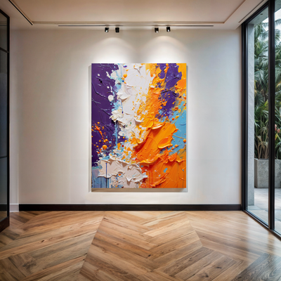 Canvas Print: "Chromatic Rift" by Tailored Canvases - product image 2 for Resin Society