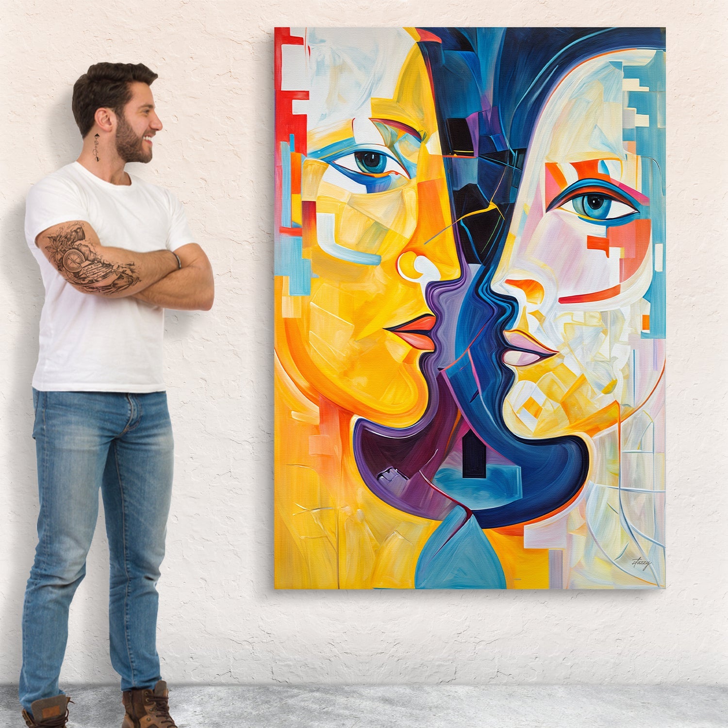 Canvas Print: "Chromatic Souls" by Tailored Canvases - product image 5 for Resin Society