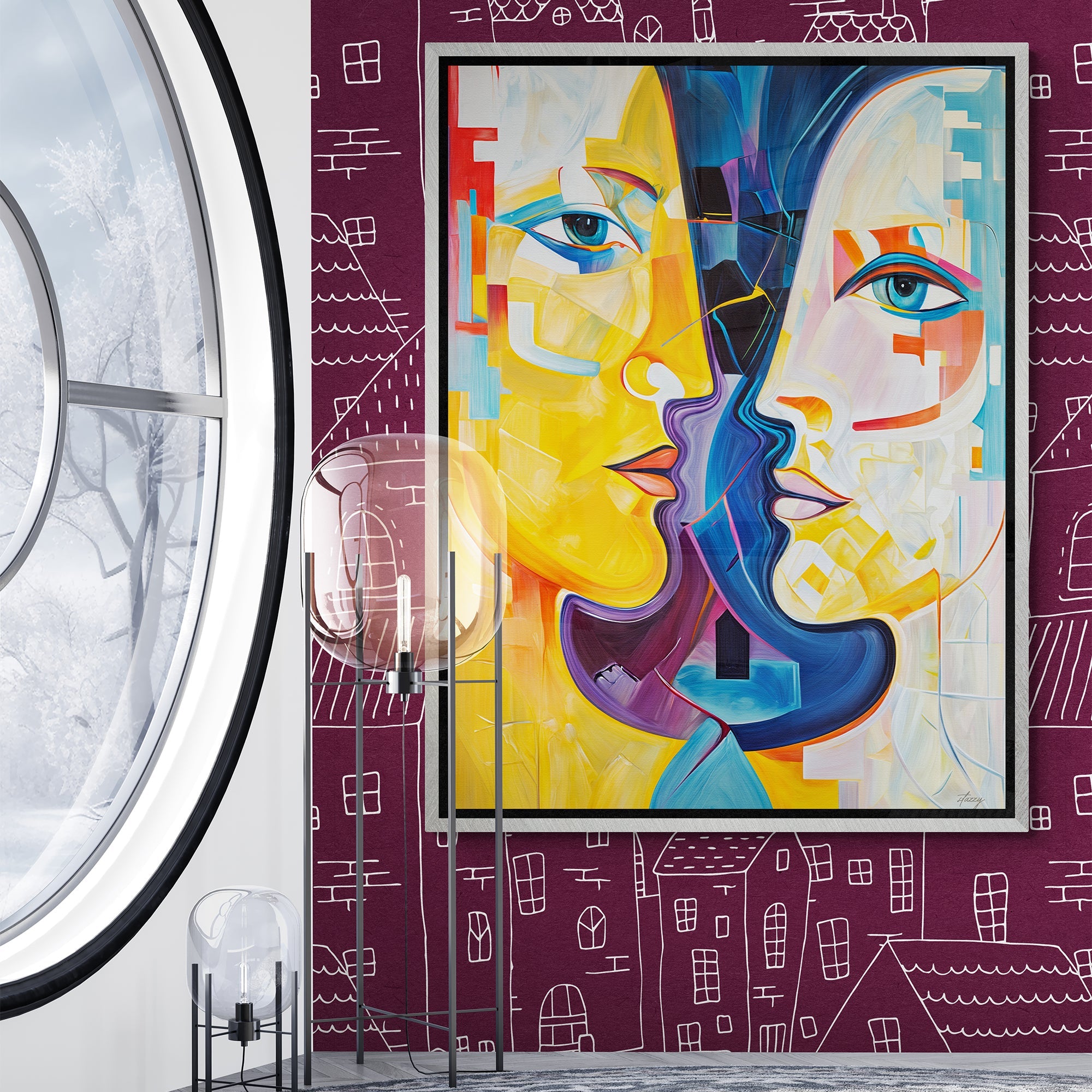 Canvas Print: "Chromatic Souls" by Tailored Canvases - product image 2 for Resin Society