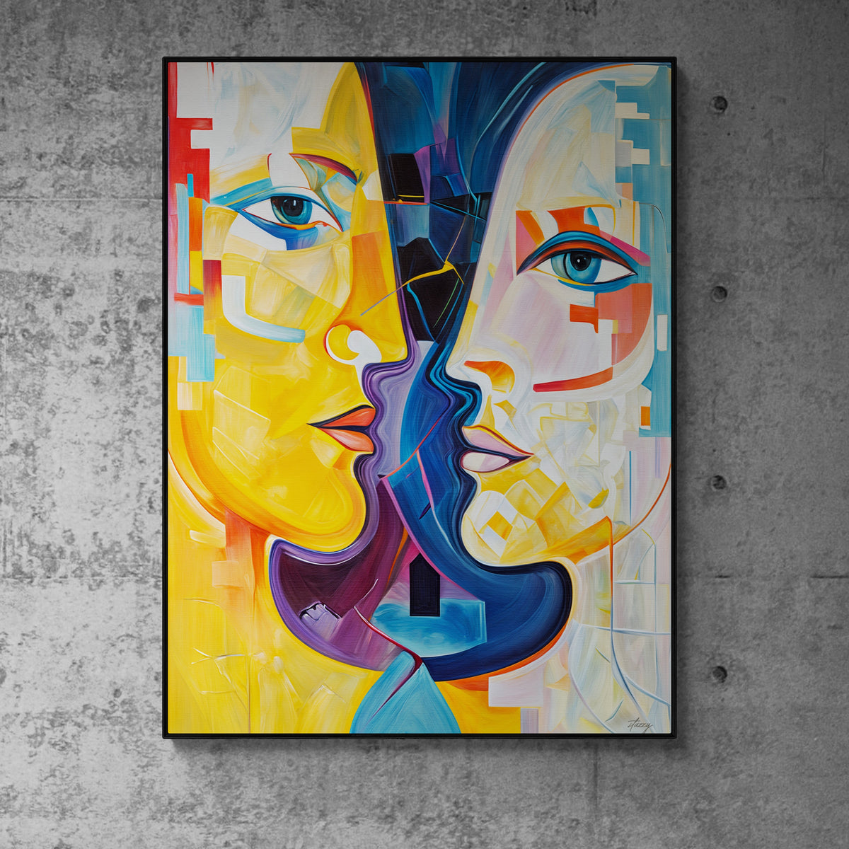 Canvas Print: "Chromatic Souls" by Tailored Canvases - main product image for Resin Society
