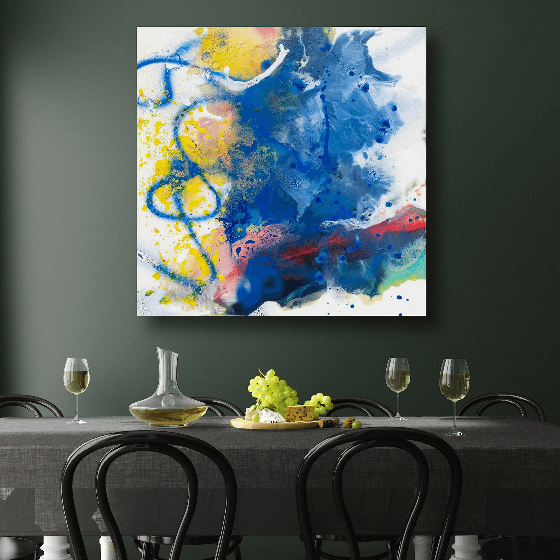 Citrine Artist Enhanced Canvas Print by John Beard Collection - product image 3 for Resin Society