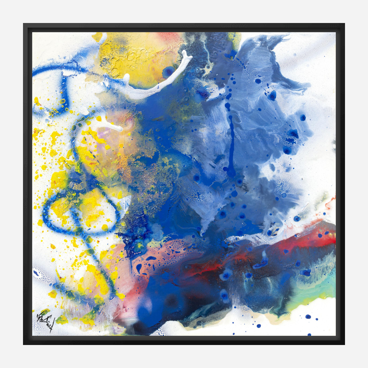 Citrine Artist Enhanced Canvas Print by John Beard Collection - product image 5 for Resin Society