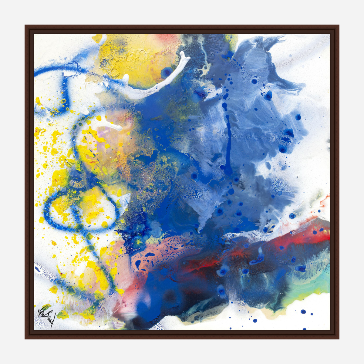 Citrine Artist Enhanced Canvas Print by John Beard Collection - product image 6 for Resin Society