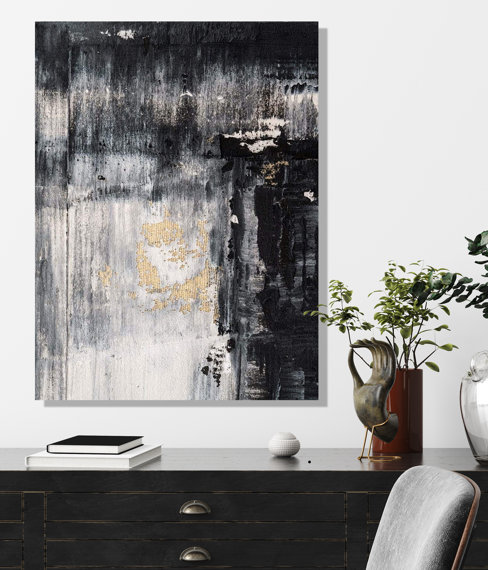 City Lights Artist Enhanced Canvas Print by John Beard Collection - product image 3 for Resin Society