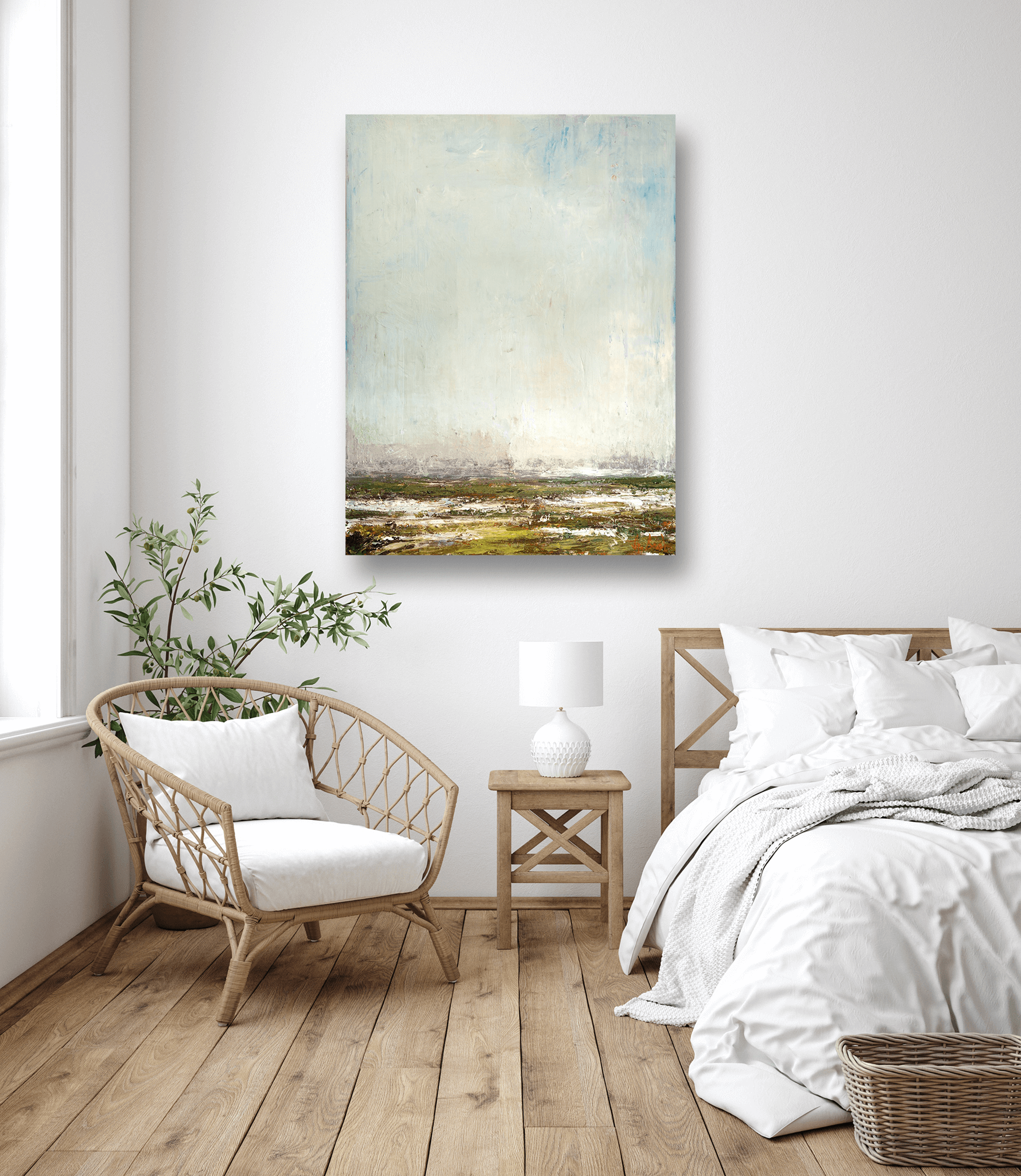 Clearing Skies Artist Enhanced Canvas Print by John Beard Collection - product image 2 for Resin Society