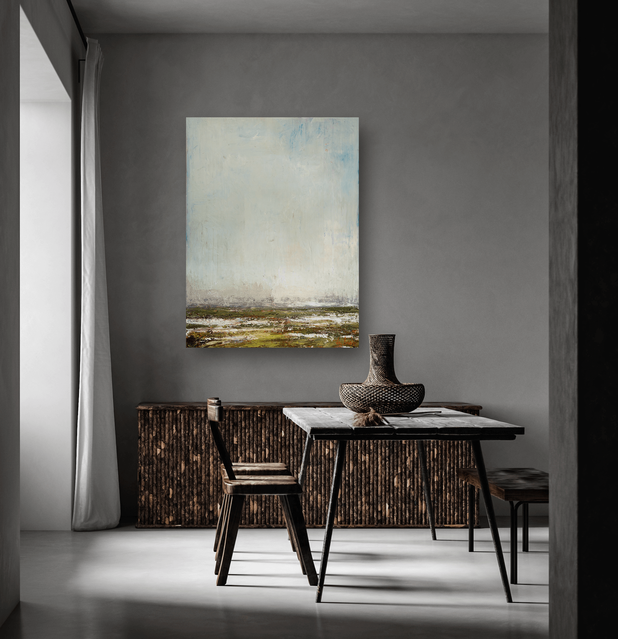 Clearing Skies Artist Enhanced Canvas Print by John Beard Collection - product image 3 for Resin Society
