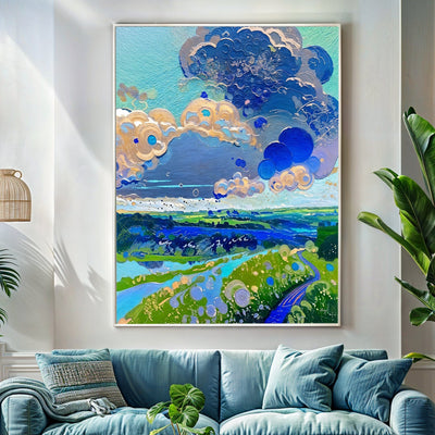 Canvas Print: "Cloud Dance" by Tailored Canvases - main product image for Resin Society