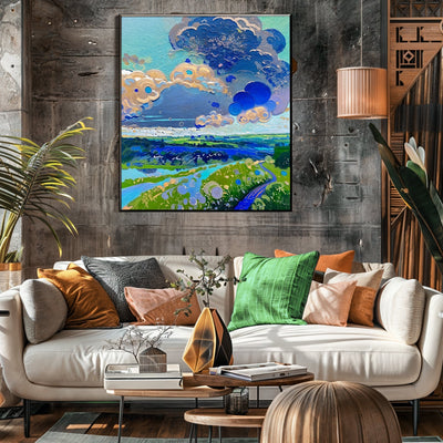 Canvas Print: "Cloud Dance" by Tailored Canvases - product image 3 for Resin Society