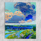 Canvas Print: "Cloud Dance" by Tailored Canvases - product image 5 for Resin Society