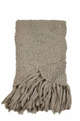 Clouds Chunky Knit Throw Blanket by Homelosophy