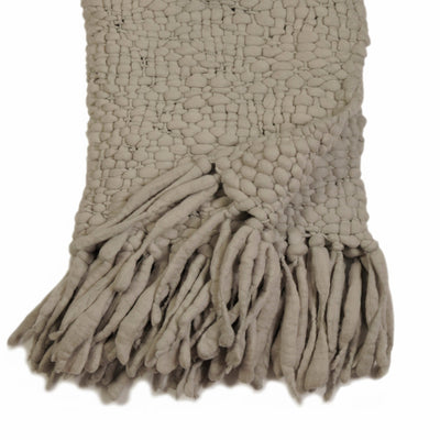 Clouds Chunky Knit Throw Blanket by Homelosophy