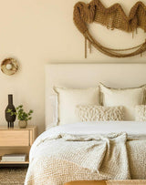 Clouds Chunky Knit Throw Pillow by Homelosophy