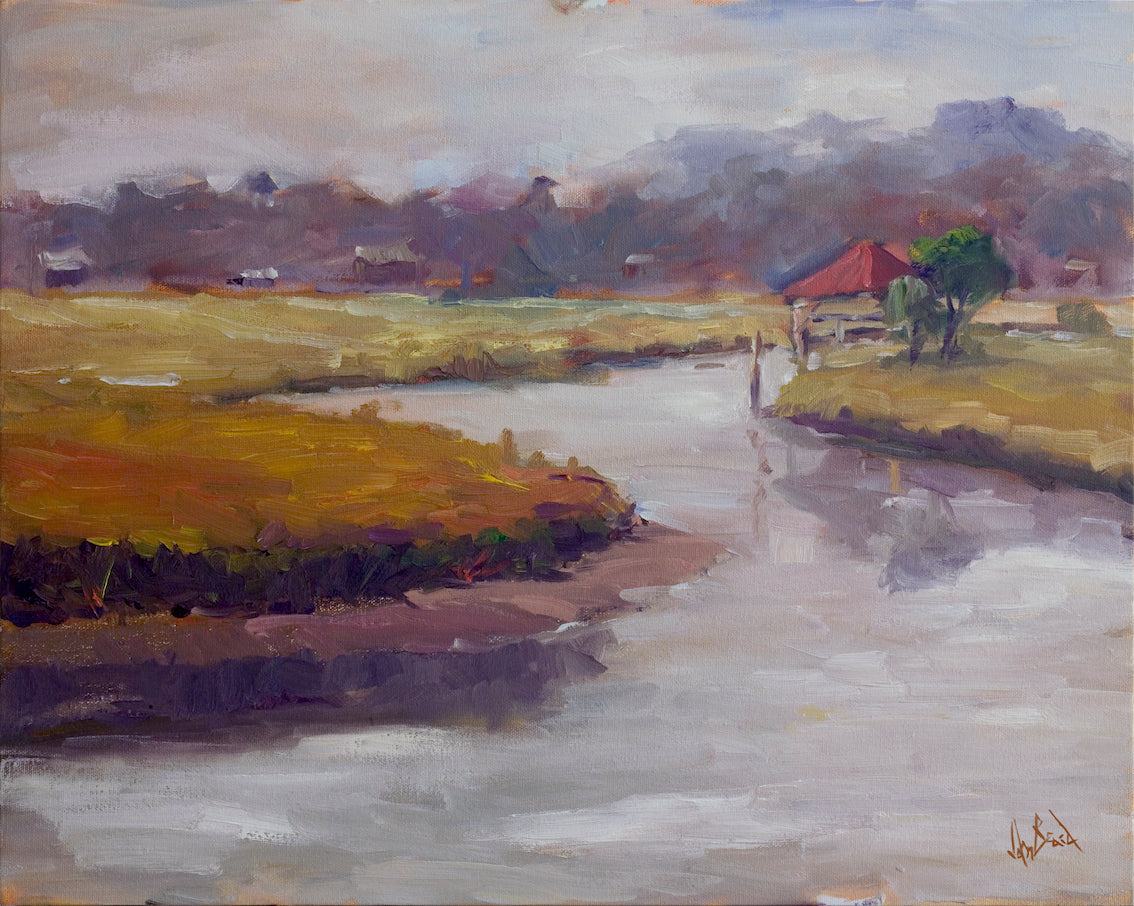 Cloudy Day on the Marsh by John Beard Collection - main product image for Resin Society