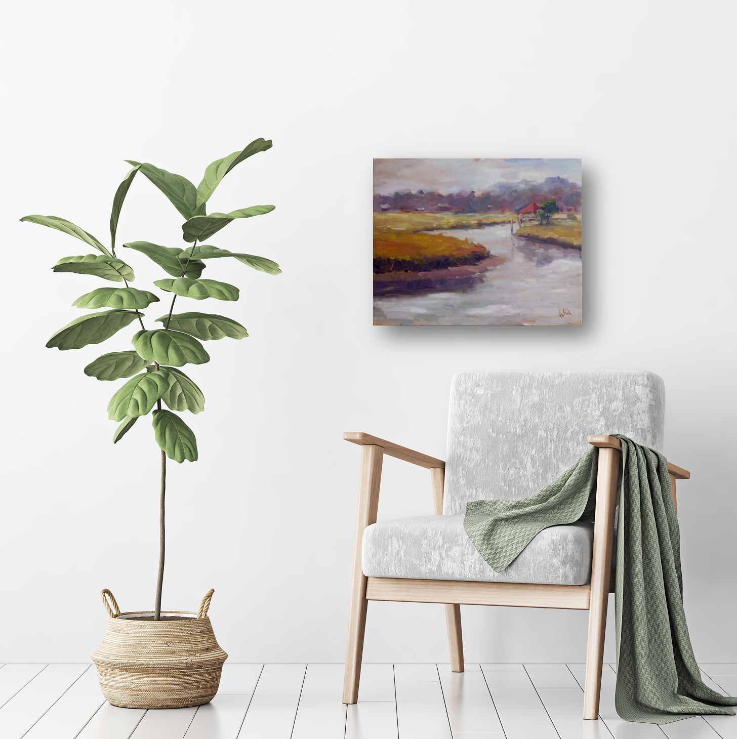 Cloudy Day on the Marsh by John Beard Collection - product image 3 for Resin Society