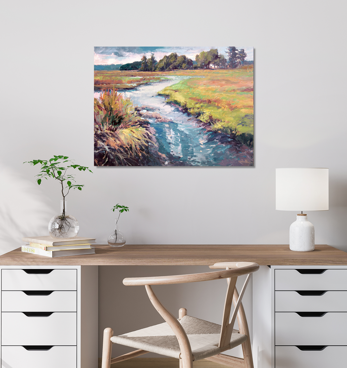Coastal Color Artist Enhanced Canvas Print by John Beard Collection - product image 2 for Resin Society