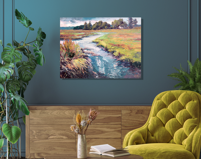 Coastal Color Artist Enhanced Canvas Print by John Beard Collection - product image 3 for Resin Society