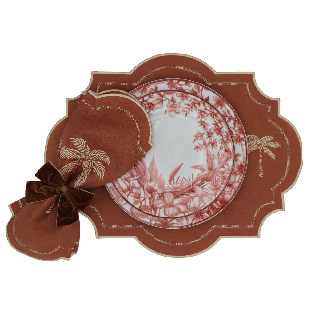Cocoa Oasis Napkin - Set of 4 by Ro'Table - product image 5 for Resin Society