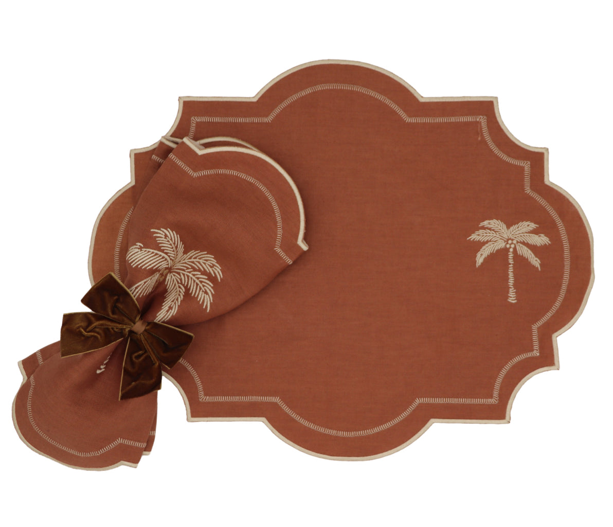 Cocoa Oasis Placemat - Set of 4 by Ro'Table - product image 4 for Resin Society