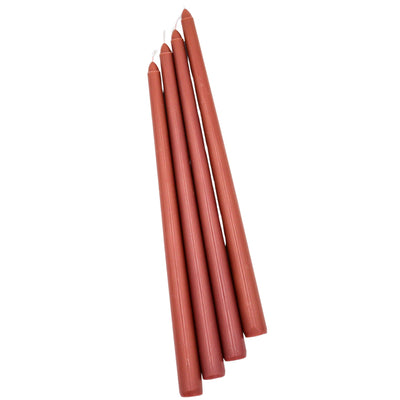 Extra Tall Cocoa Truffle Delight Taper Candle, 1 Case of 48 Packs by Ro'Table - main product image for Resin Society
