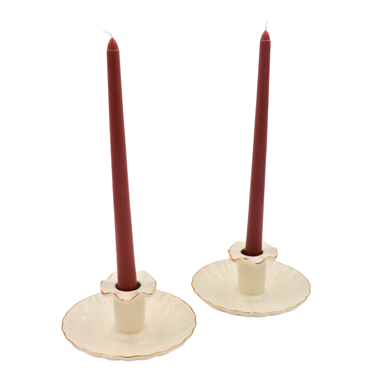 Extra Tall Cocoa Truffle Delight Taper Candle, 1 Case of 24 Packs by Ro'Table - product image 2 for Resin Society